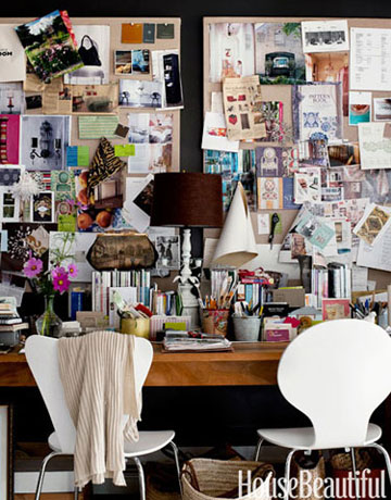 Home office inspiration board